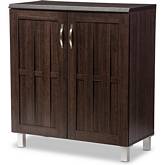 Excel Sideboard Storage Cabinet in Dark Brown Finish